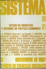 Sistema nº 80-81. Estado de Bienestar y Opciones de Política Económica (AGOTADO)
