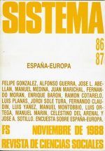 Sistema nº 86-87. España-Europa