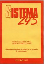 El Estado de Bienestar en España en un escenario de crisis sistémica