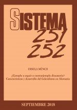 ¿EJEMPLO A SEGUIR O CONTRAEJEMPLO DISUASORIO? CARACTERÍSTICAS Y DESARROLLO DEL FEDERALISMO EN ALEMANIA