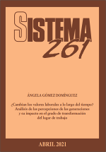 ¿CAMBIAN LOS VALORES LABORALES A LO LARGO DEL TIEMPO?  ANÁLISIS DE LAS PERCEPCIONES DE LAS GENERACIONES Y SU IMPACTO EN EL GRADO DE TRANSFORMACIÓN DEL LUGAR DE TRABAJO